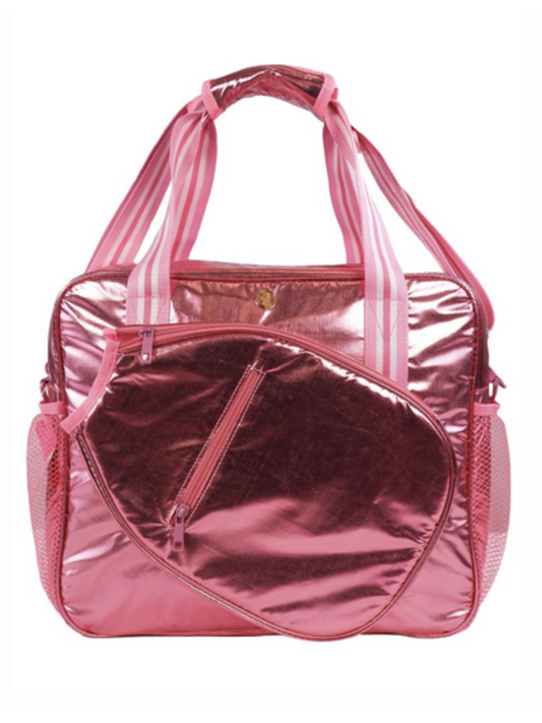 Simply Southern Metallic Pink Pickleball Bag