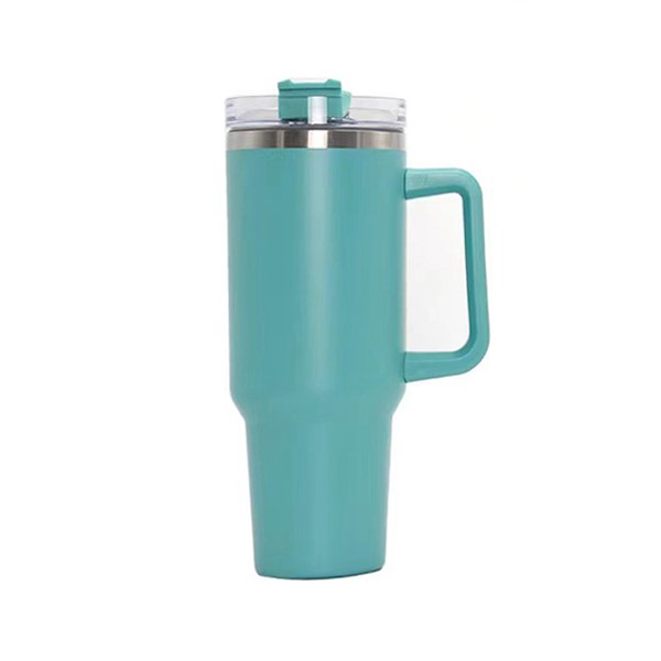 40oz Stainless Steel Tumbler With Lid And Straw