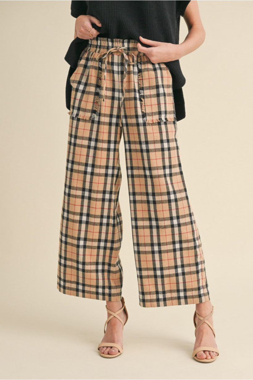 Pretty In Plaid Checkered Pants