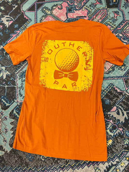 Southern Par Burnt Orange Tee Time Tshirt