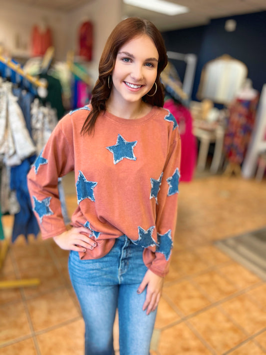 Lori Star Spangled Slay Grunge Top