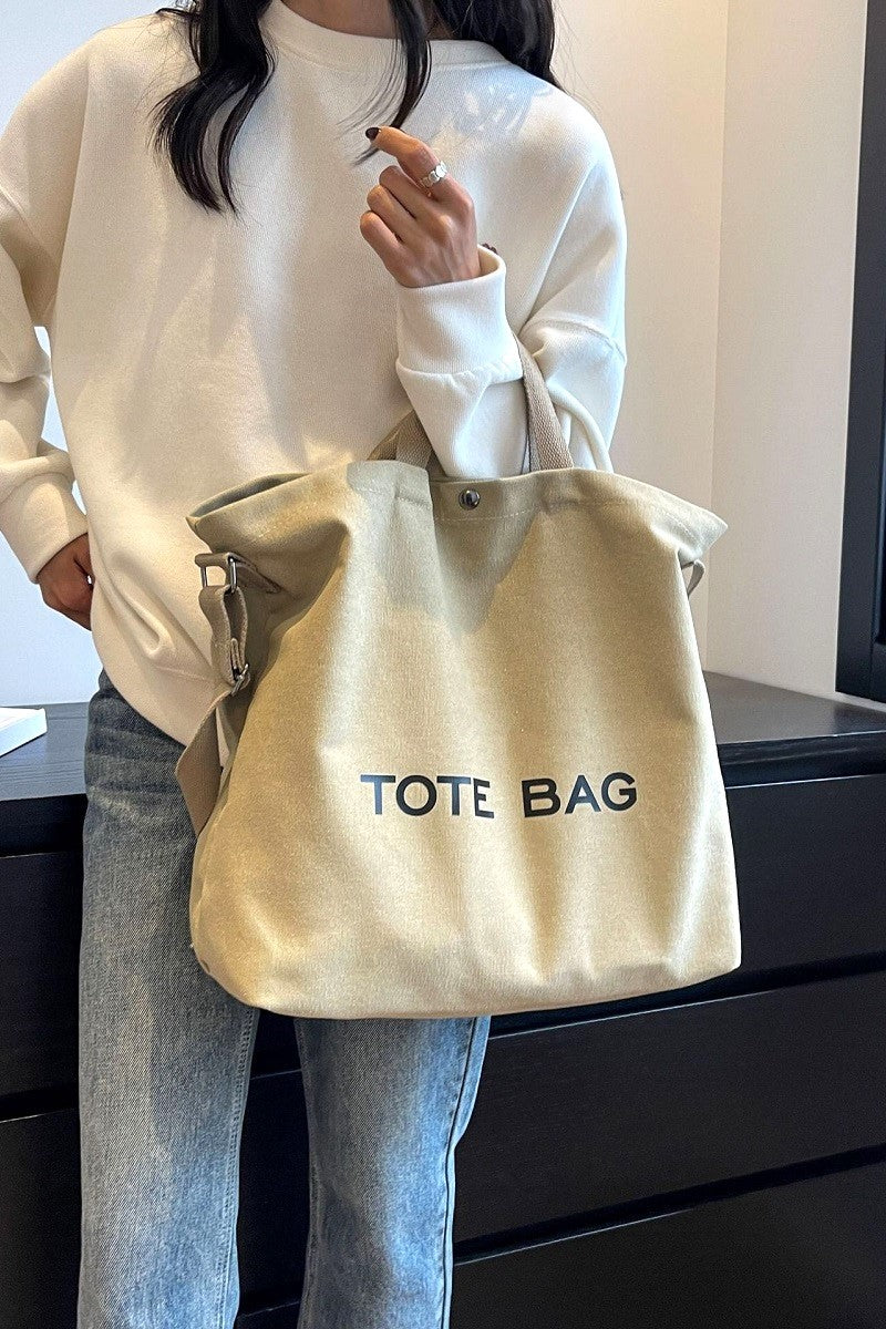 Large Canvas Tote Bag