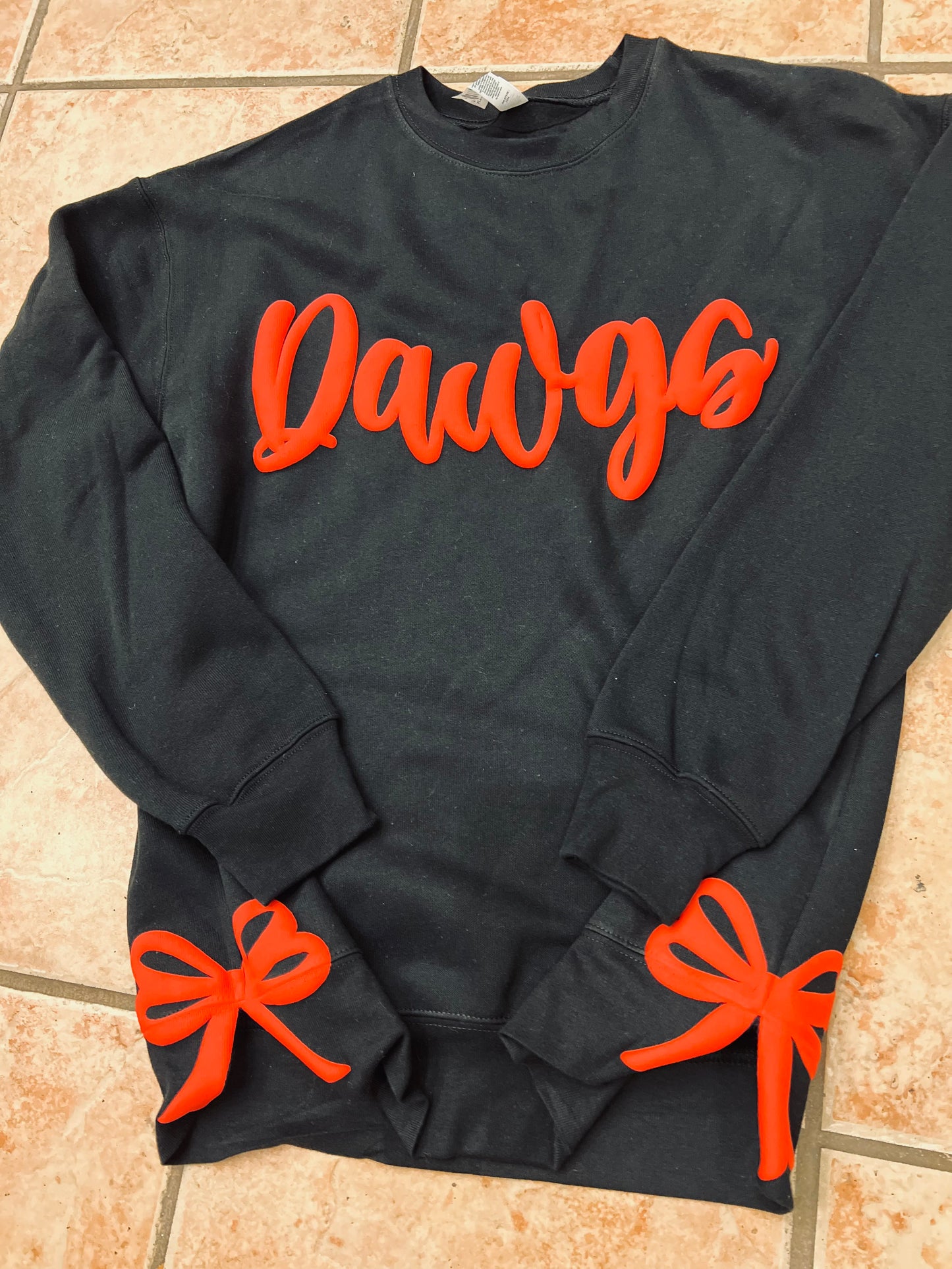 Blackout Dawgs Girly Sweatshirts