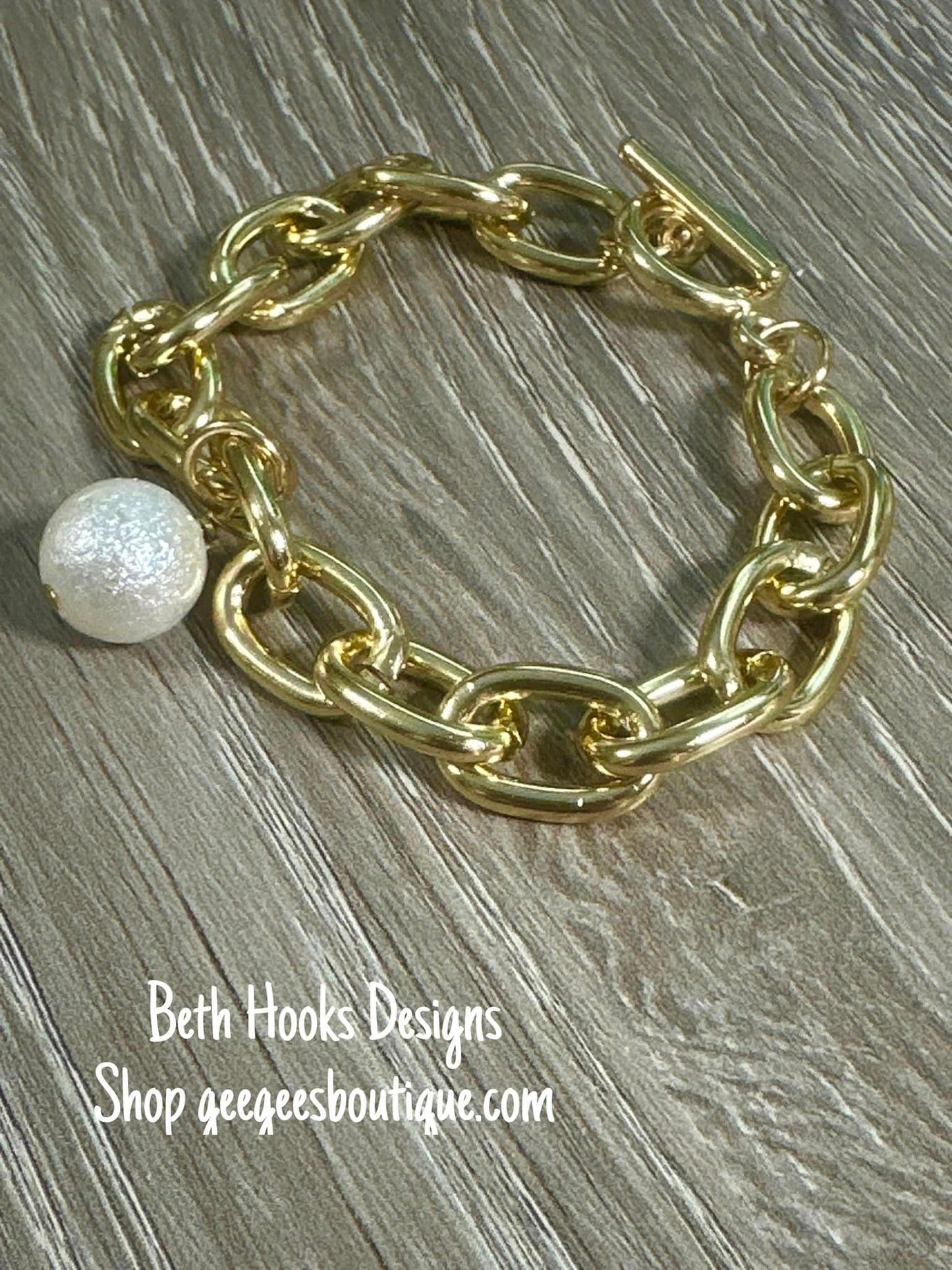 BHD Link Pearl Bracelet