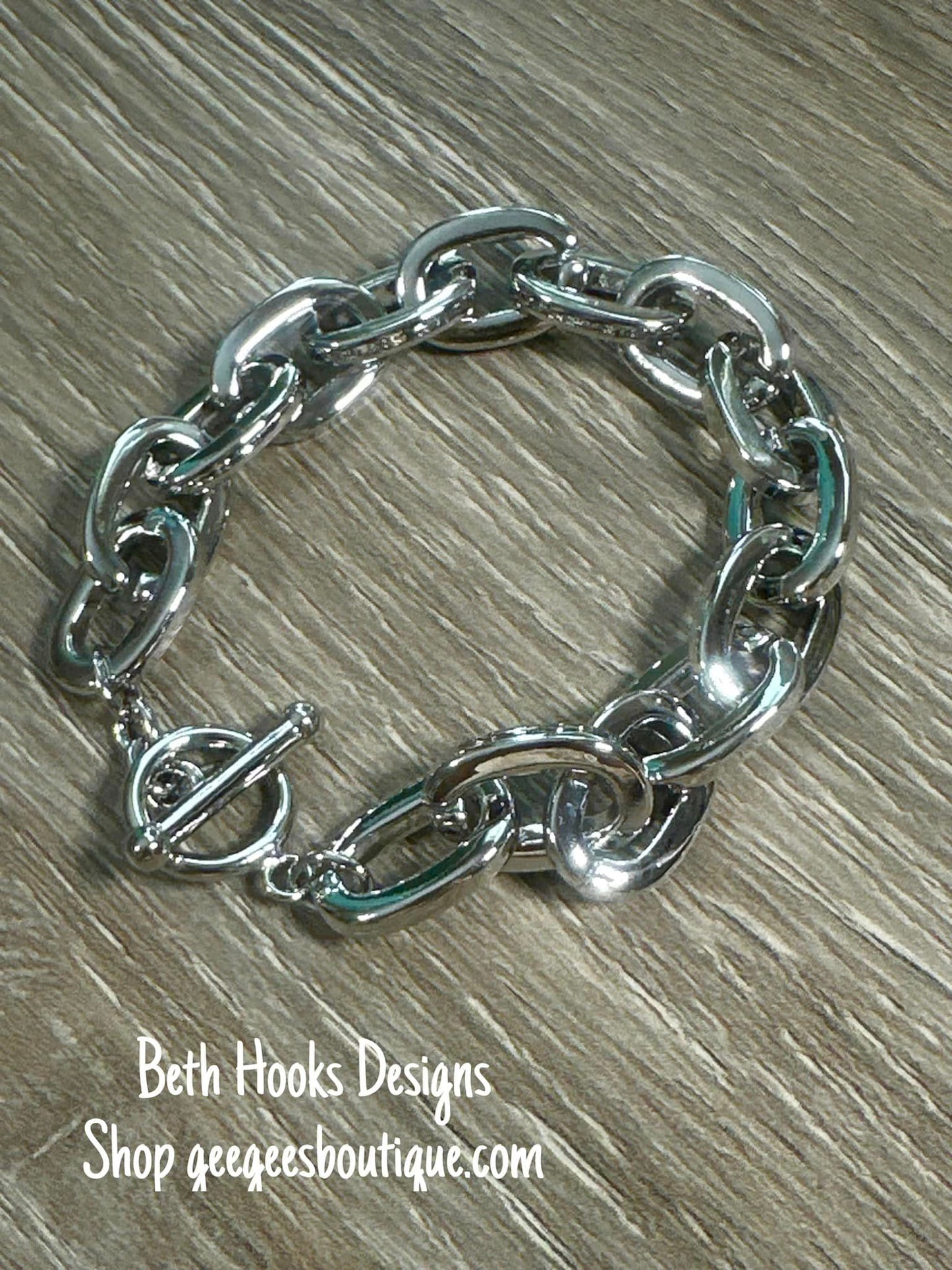 BHD Silver Link Bracelet