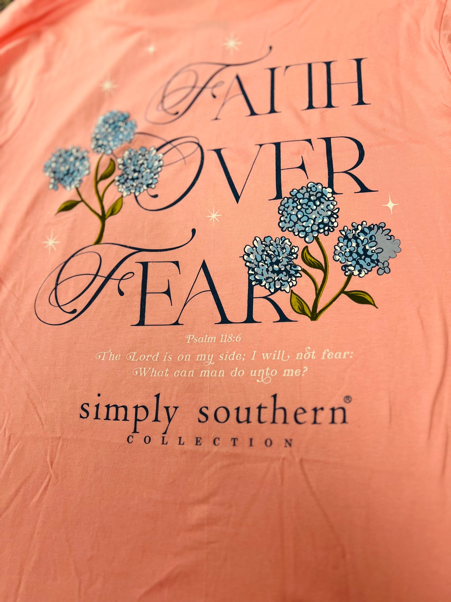 Simply Southern Faith Over Fear Long Sleeve TShirt