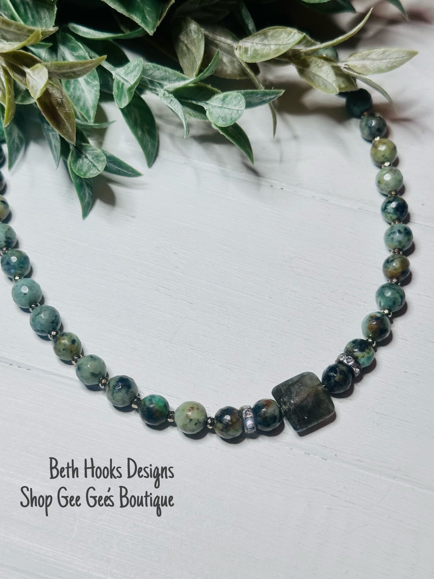 BHD Green With Envy Choker Necklace