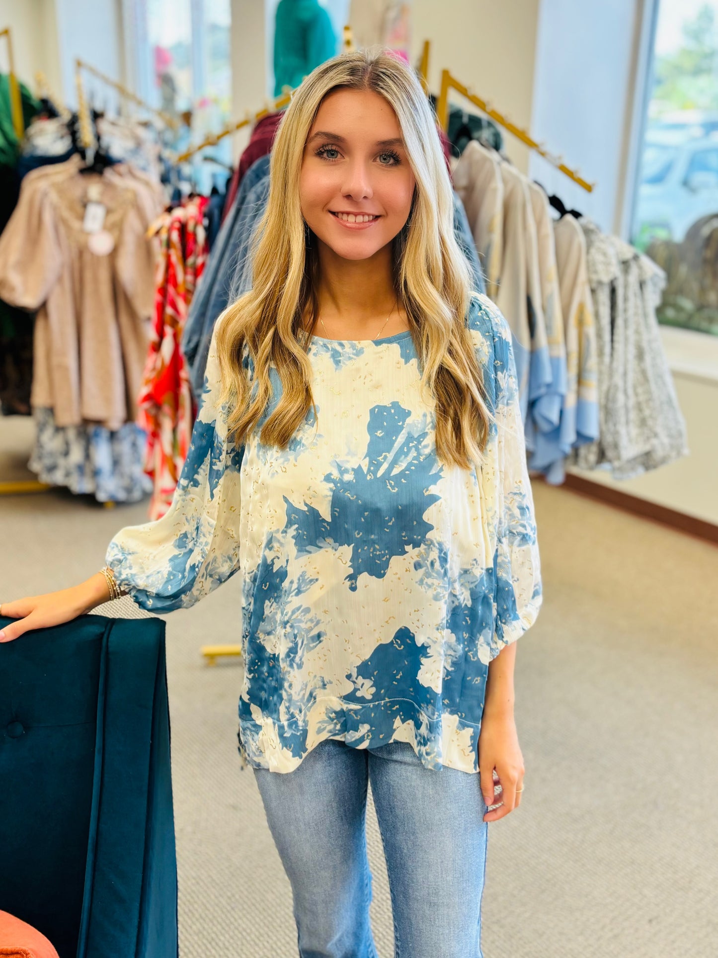 Renae Fancy Floral Top