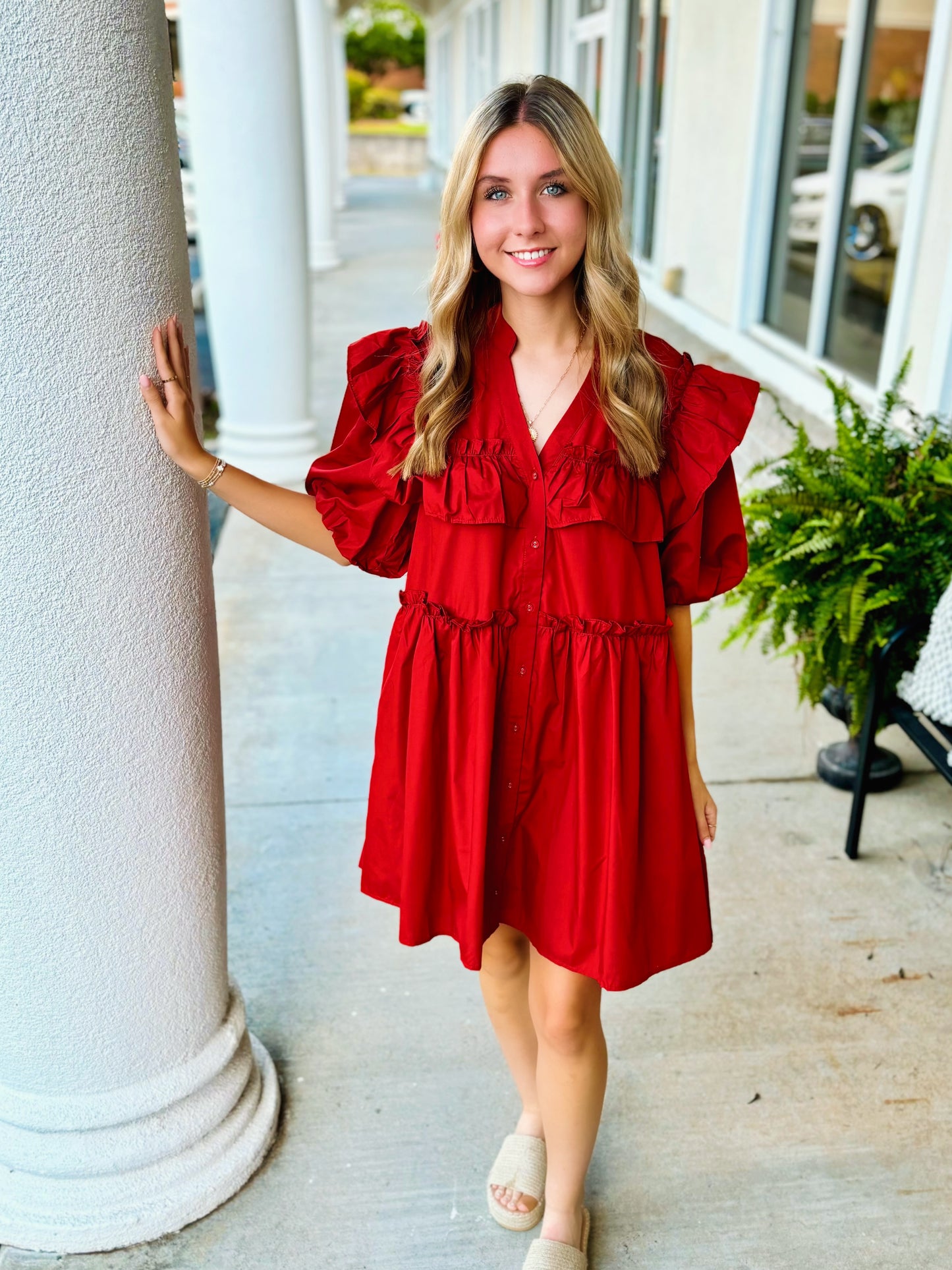 Emilee Ruffled Mini Dress