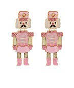 Nutcracker Christmas Drop Earrings