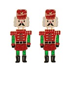 Nutcracker Christmas Drop Earrings