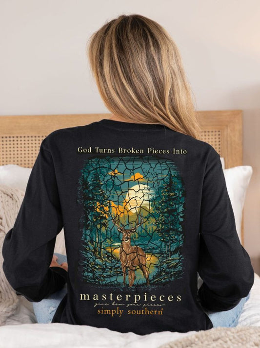 Simply Southern Long Sleeve Masterpiece TShirt