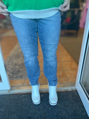 Curvy Judy Blue Detailed Waistband Skinny Jeans