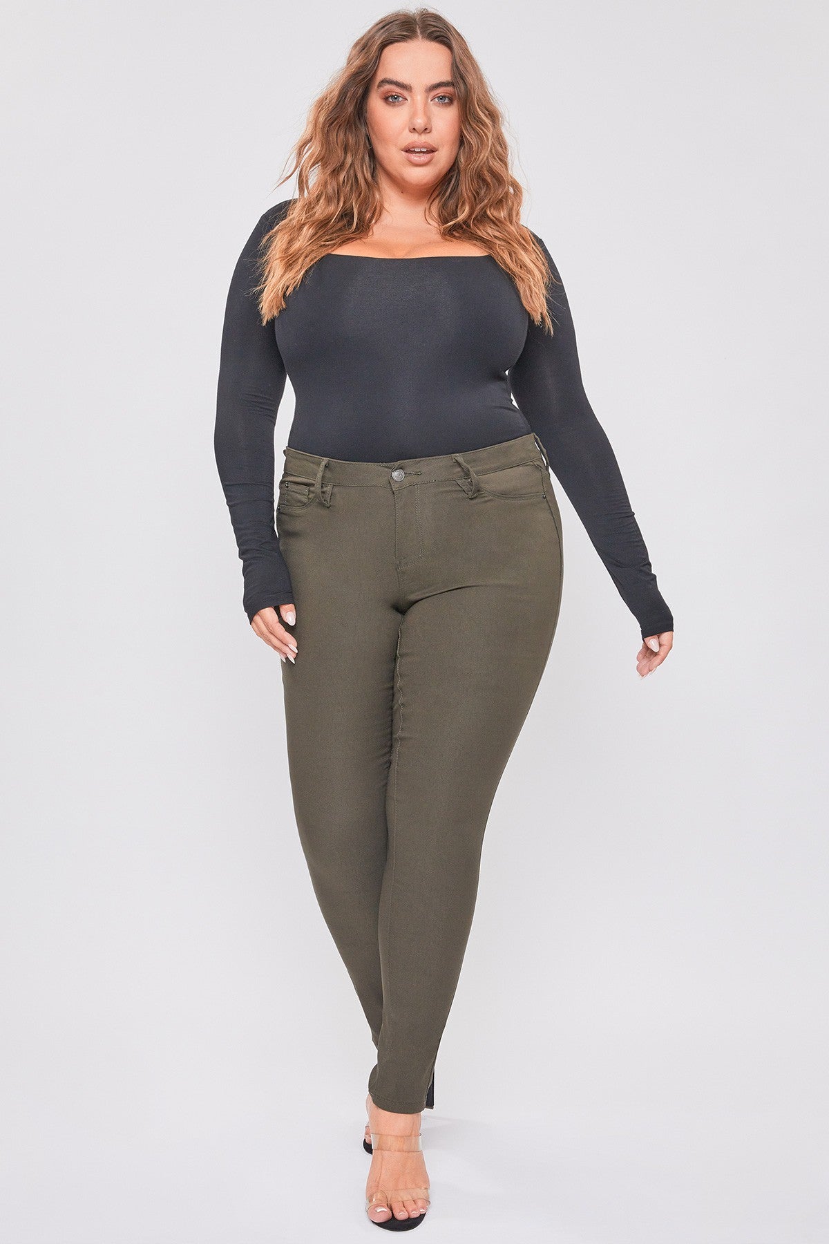 Curvy YMI Fall Vibes Hyperstretch Skinny Jeans