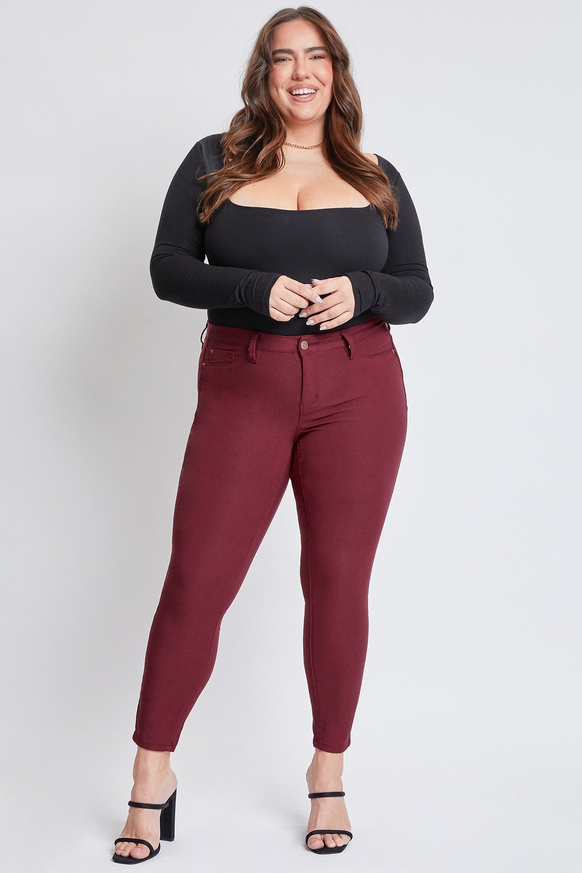 Curvy YMI Fall Vibes Hyperstretch Skinny Jeans