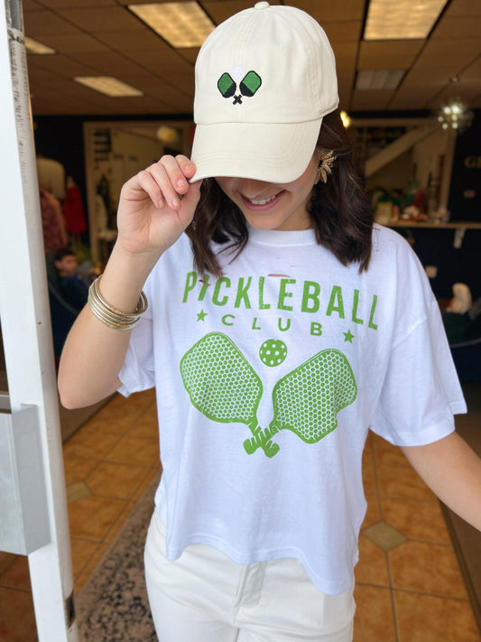 Distressed Pickleball Graphic Top