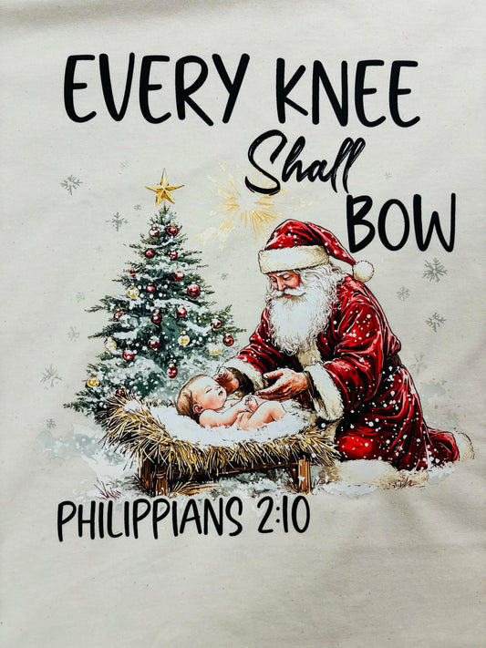 Every Knee Shall Bow Long Sleeve Tee