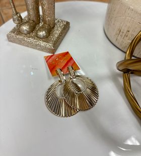 Going Out Textured Statement Earrings