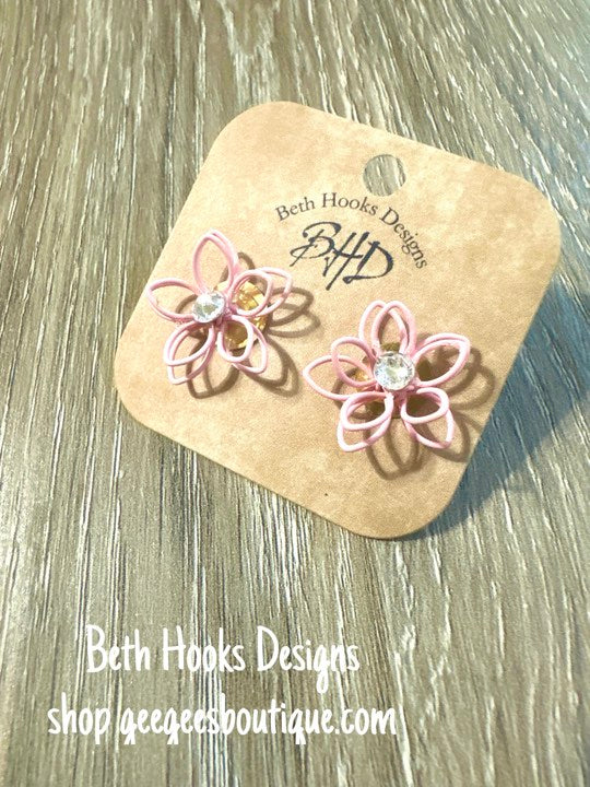 Mini Floral Stud Earrings