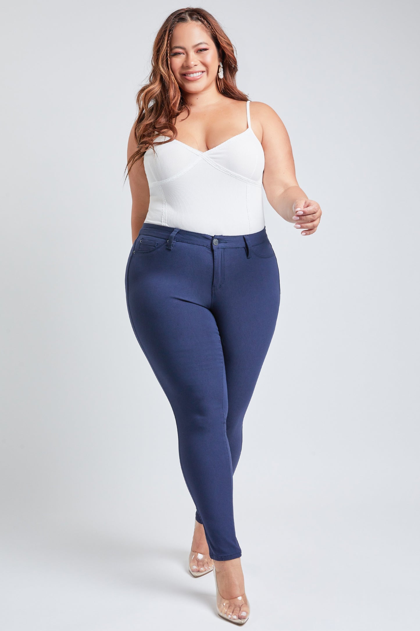 Curvy YMI Fall Vibes Hyperstretch Skinny Jeans