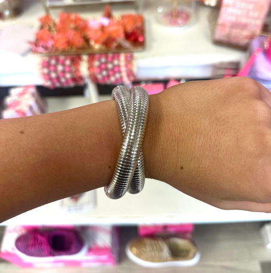 Double Layered Twisted Bracelet